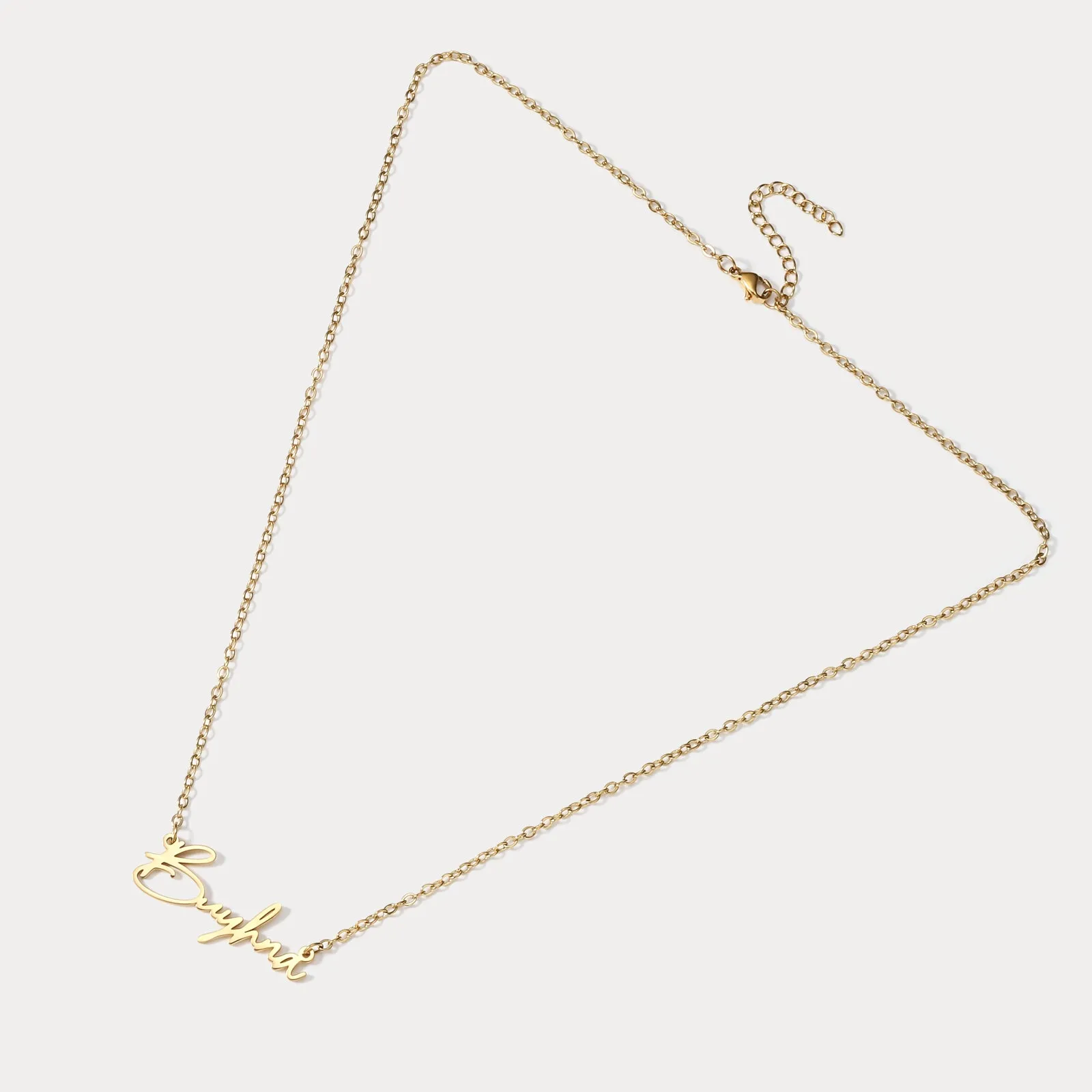Custom Nameplate Necklace sold by Selenichast product image thumbnail 4