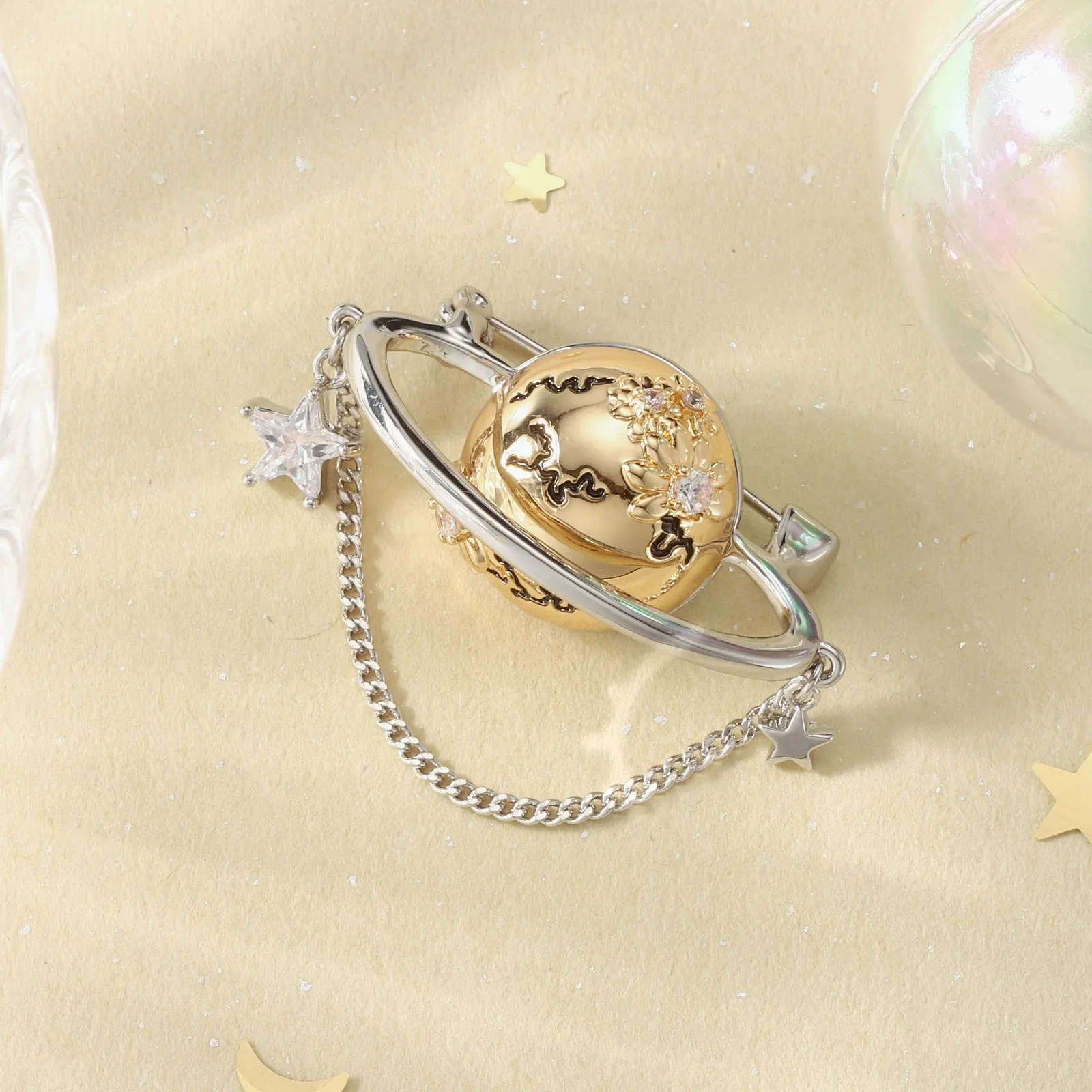 Planet Star Brooch sold by Selenichast product image thumbnail 3