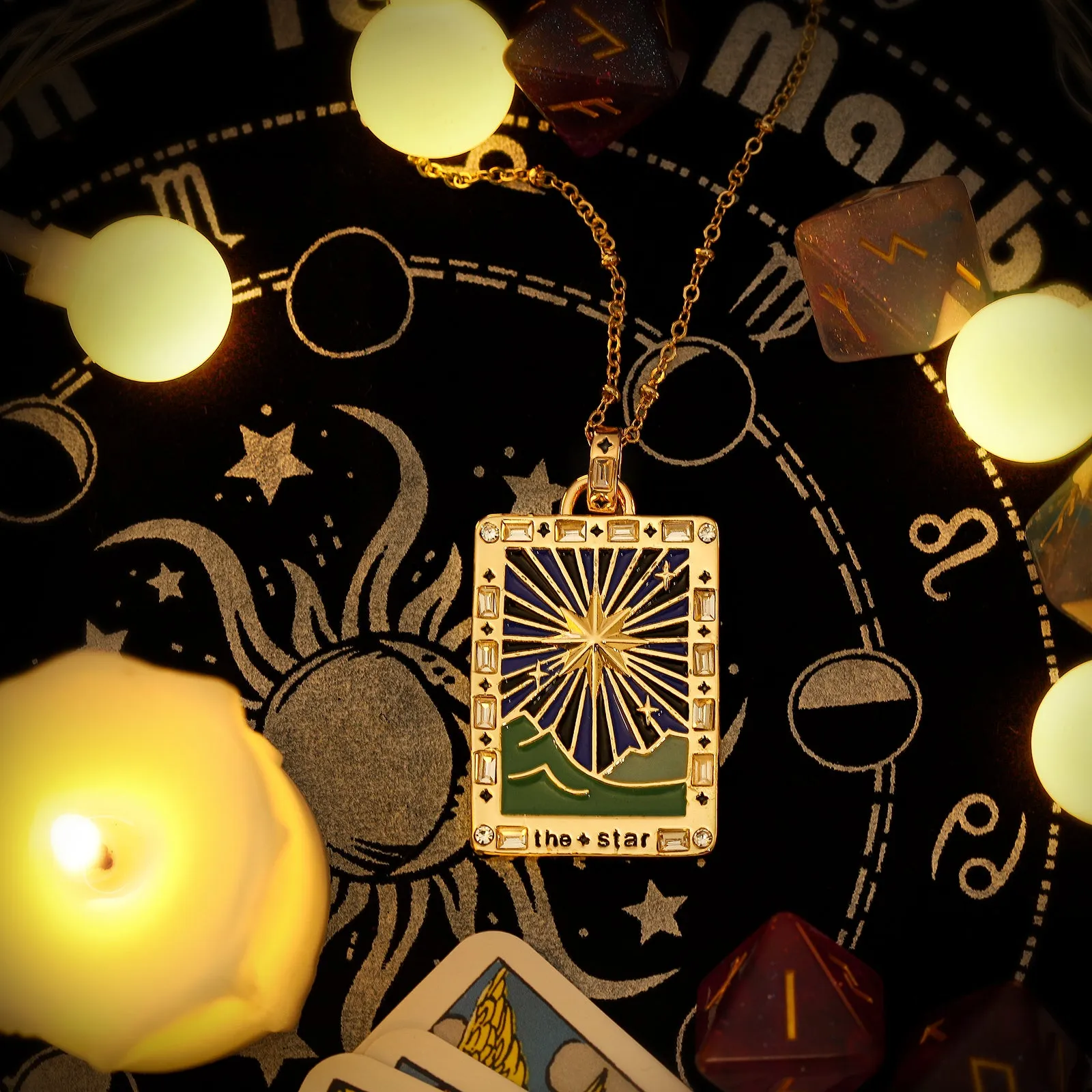 The Star Tarot Necklace sold by Selenichast