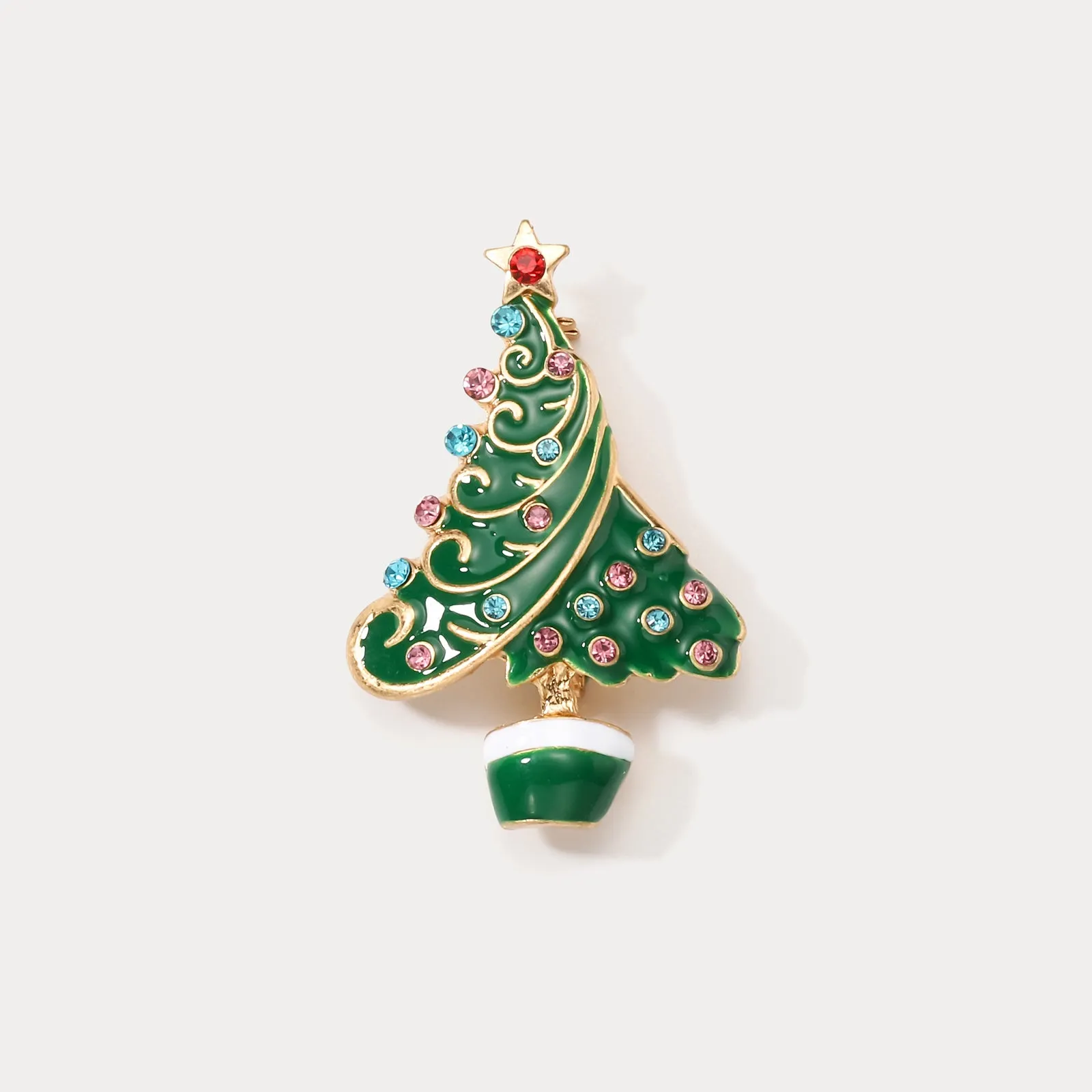 Christmas Tree Brooch sold by Selenichast product image thumbnail 2
