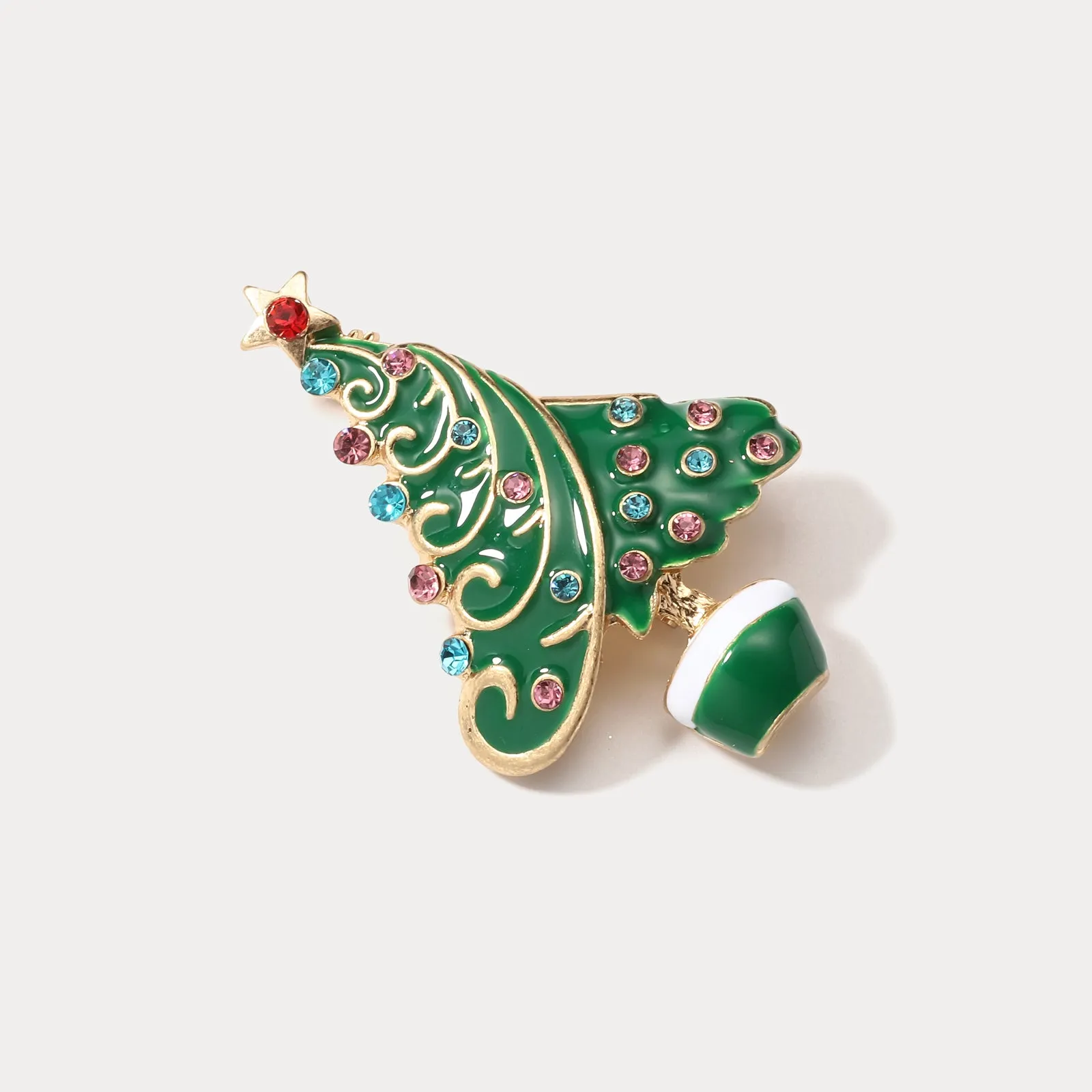 Christmas Tree Brooch sold by Selenichast product image thumbnail 3