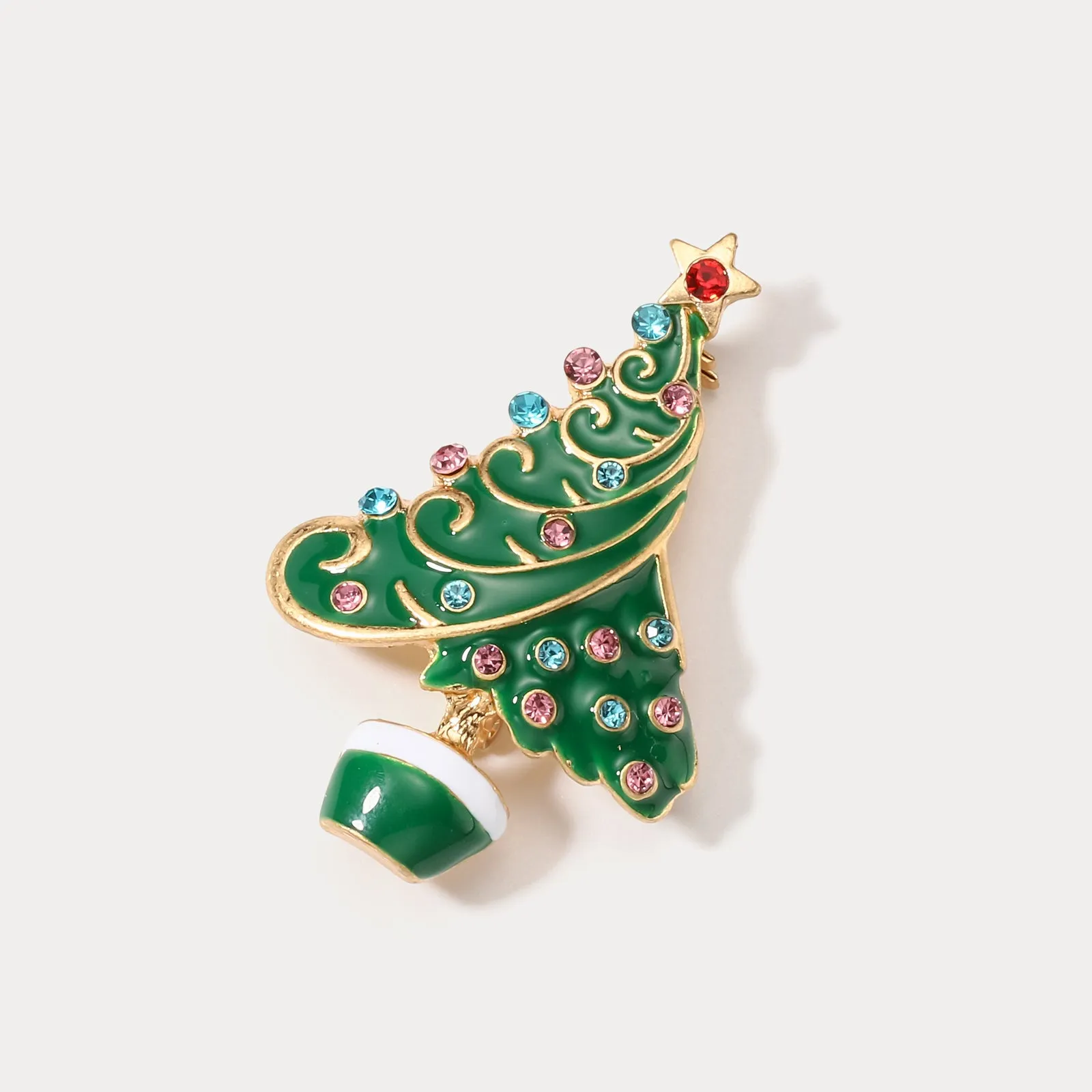Christmas Tree Brooch sold by Selenichast product image thumbnail 4