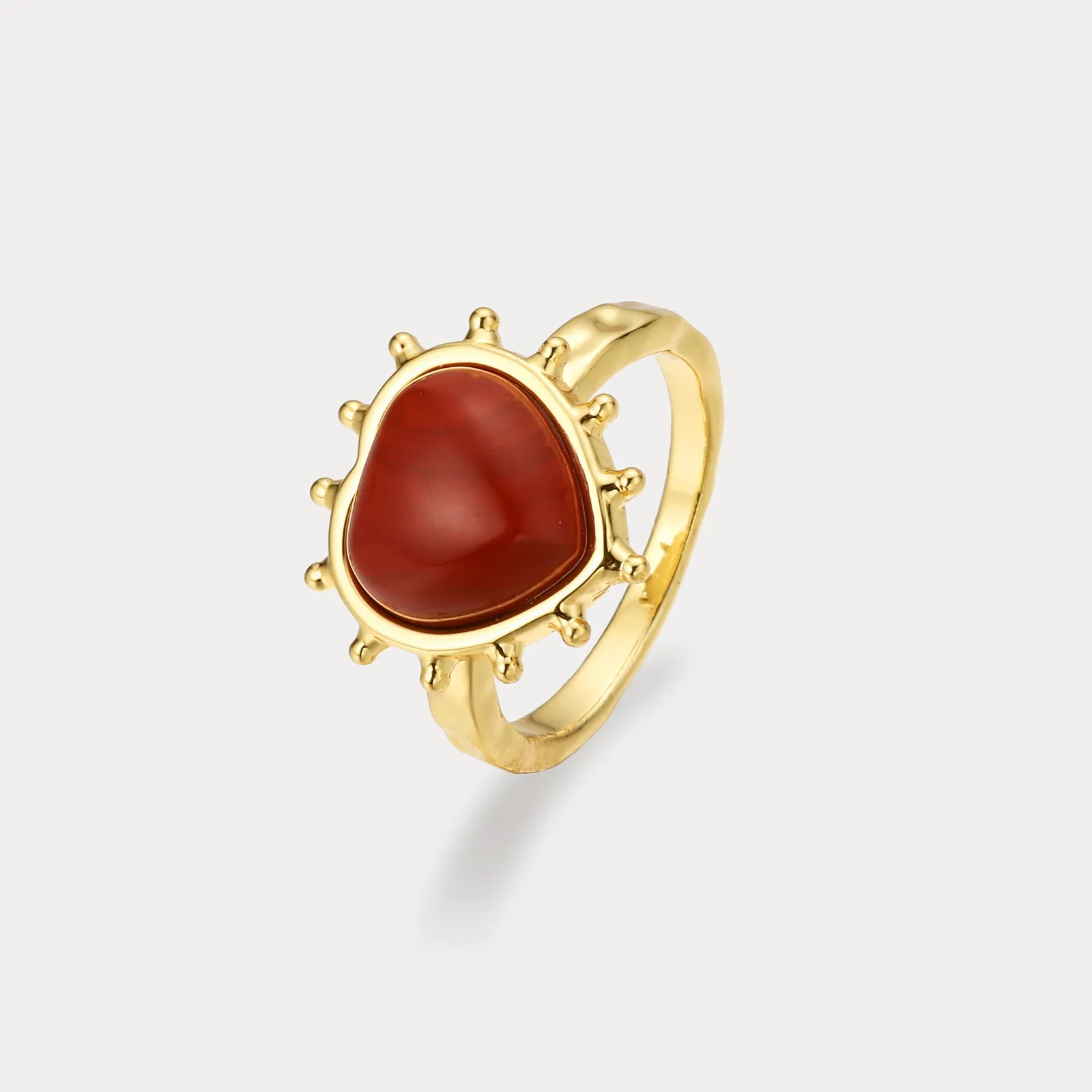 Ruby Heart Ring sold by Selenichast