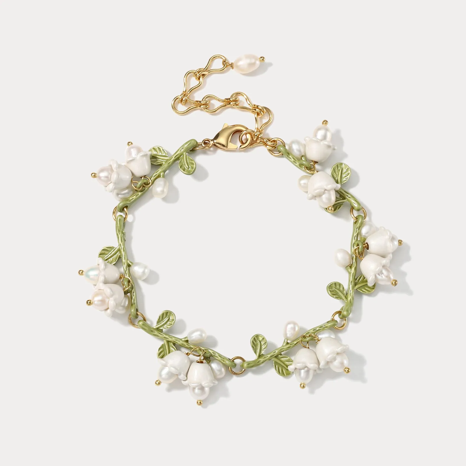 Lily Of The Valley Bracelet sold by Selenichast