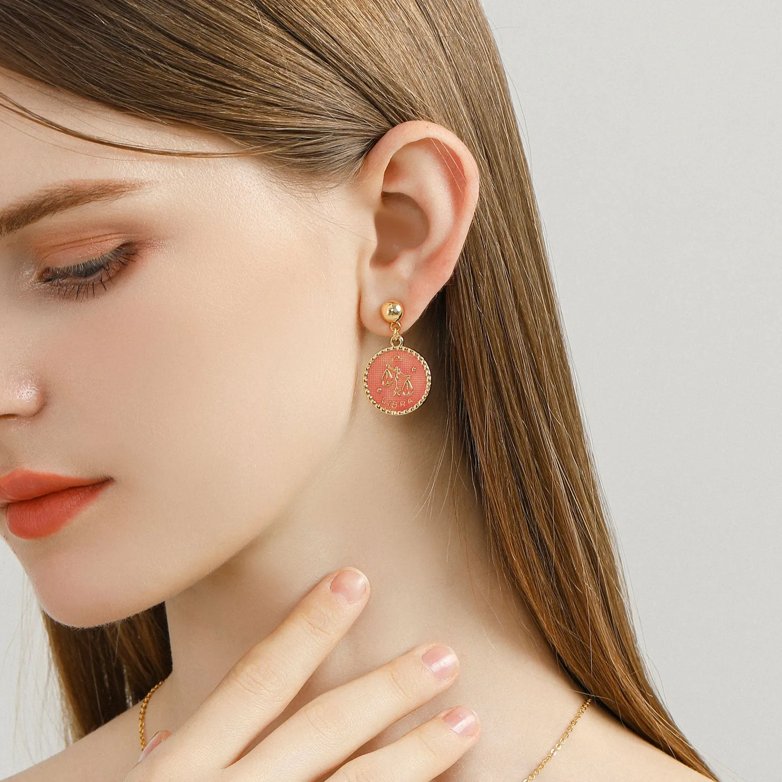 Libra Constellation Earrings sold by Selenichast product image thumbnail 3