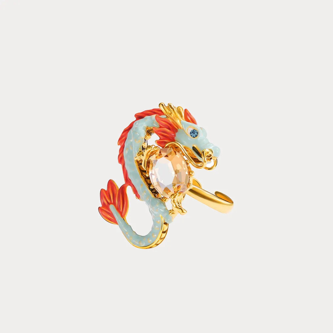 Zodiac Dragon Ring sold by Selenichast