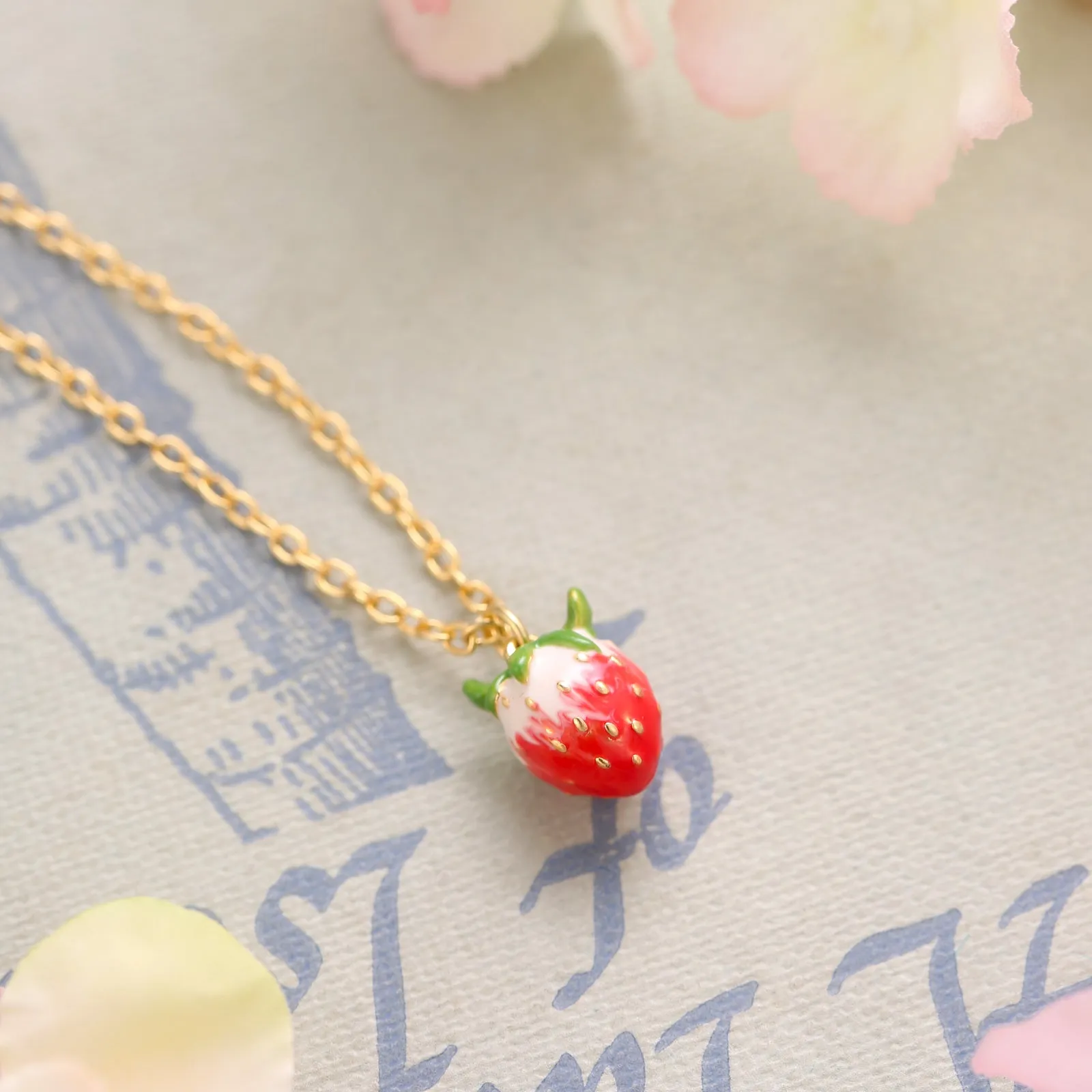 Strawberry Necklace sold by Selenichast product image thumbnail 4