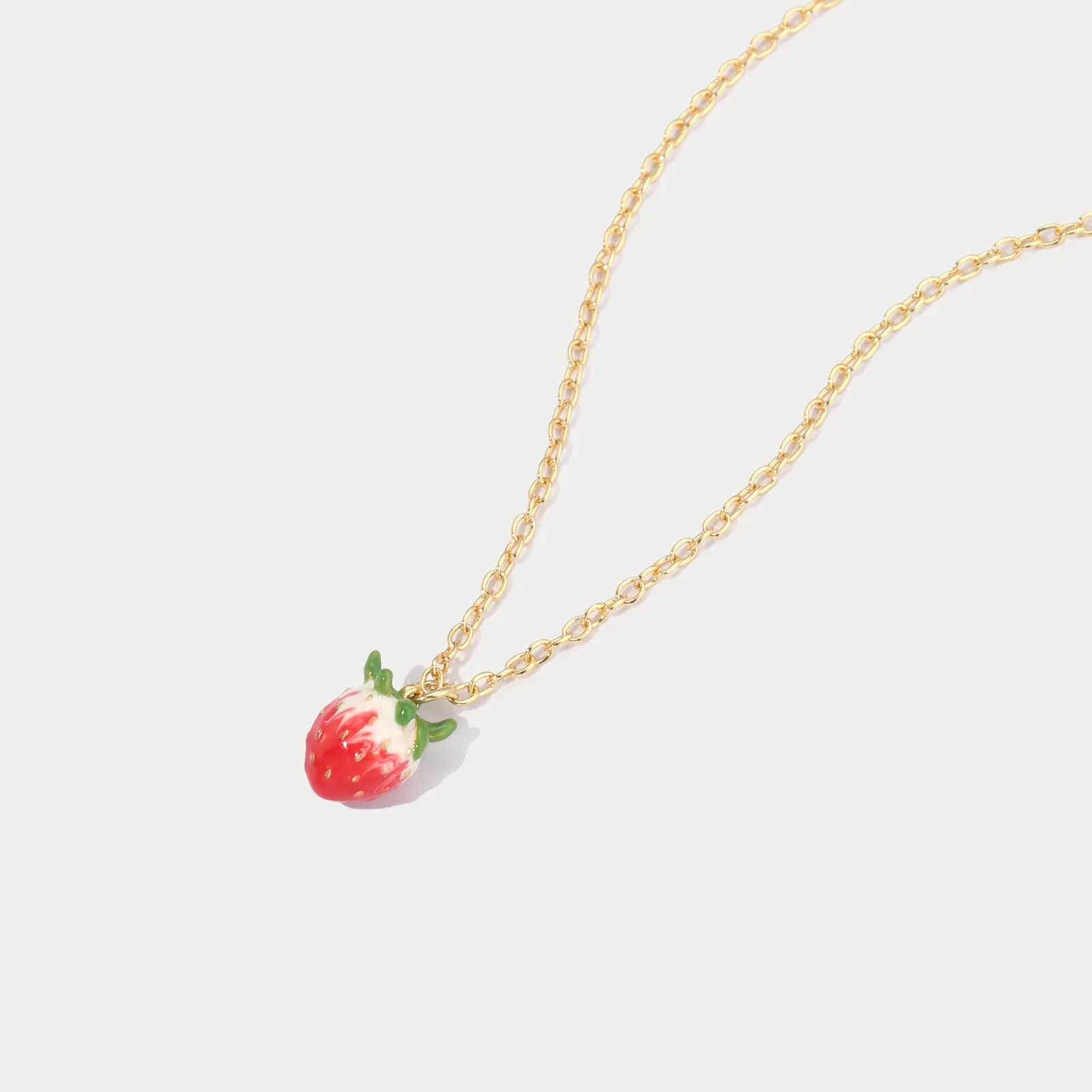 Strawberry Necklace sold by Selenichast product image thumbnail 5