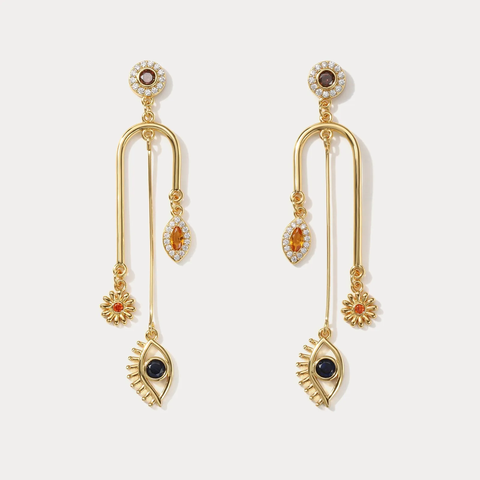 Devil Eye Earrings sold by Selenichast