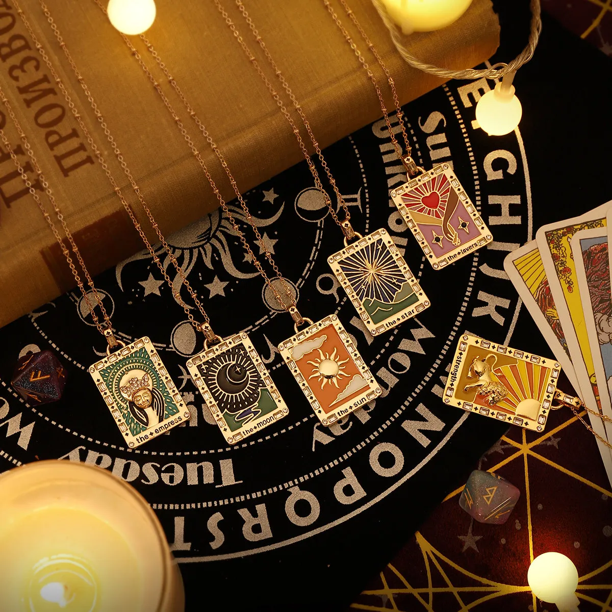 Galaxy Tarot Necklace sold by Selenichast