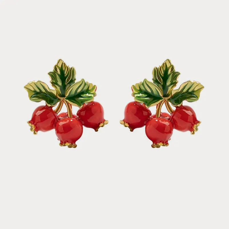 Cranberry Earrings sold by Selenichast product image thumbnail 2
