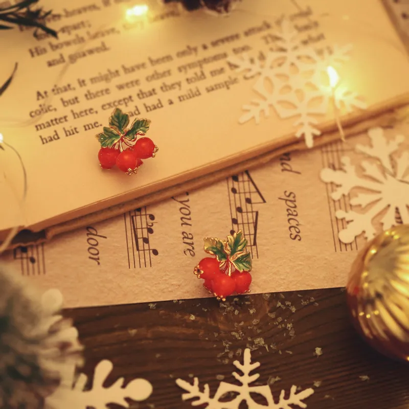 Cranberry Earrings sold by Selenichast