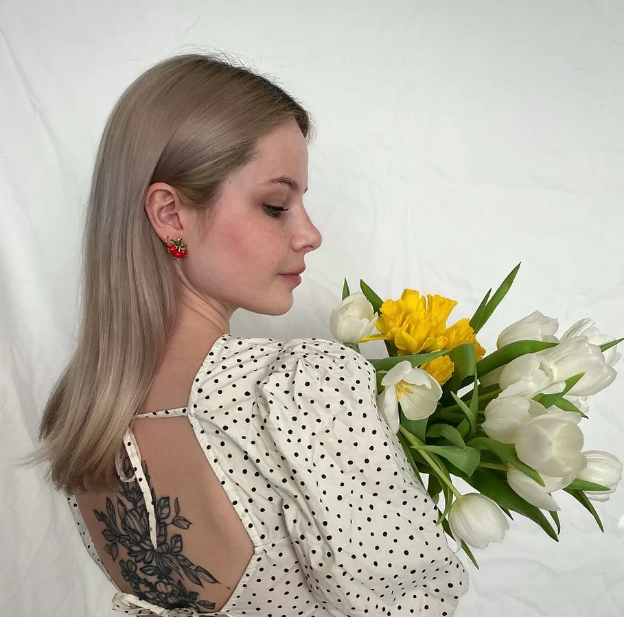 Cranberry Earrings sold by Selenichast product image thumbnail 5