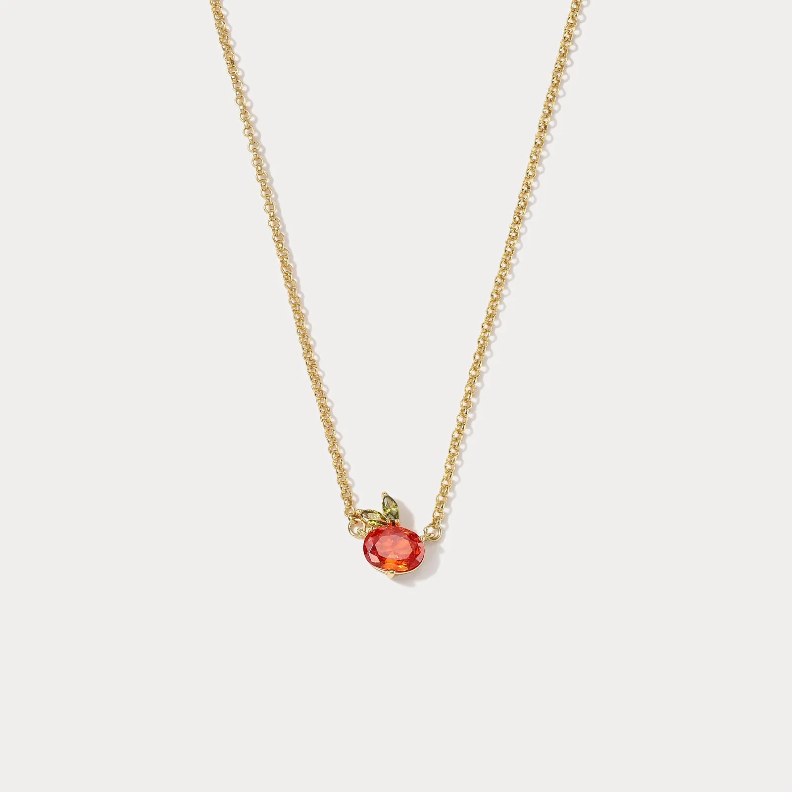 Orange Necklace sold by Selenichast