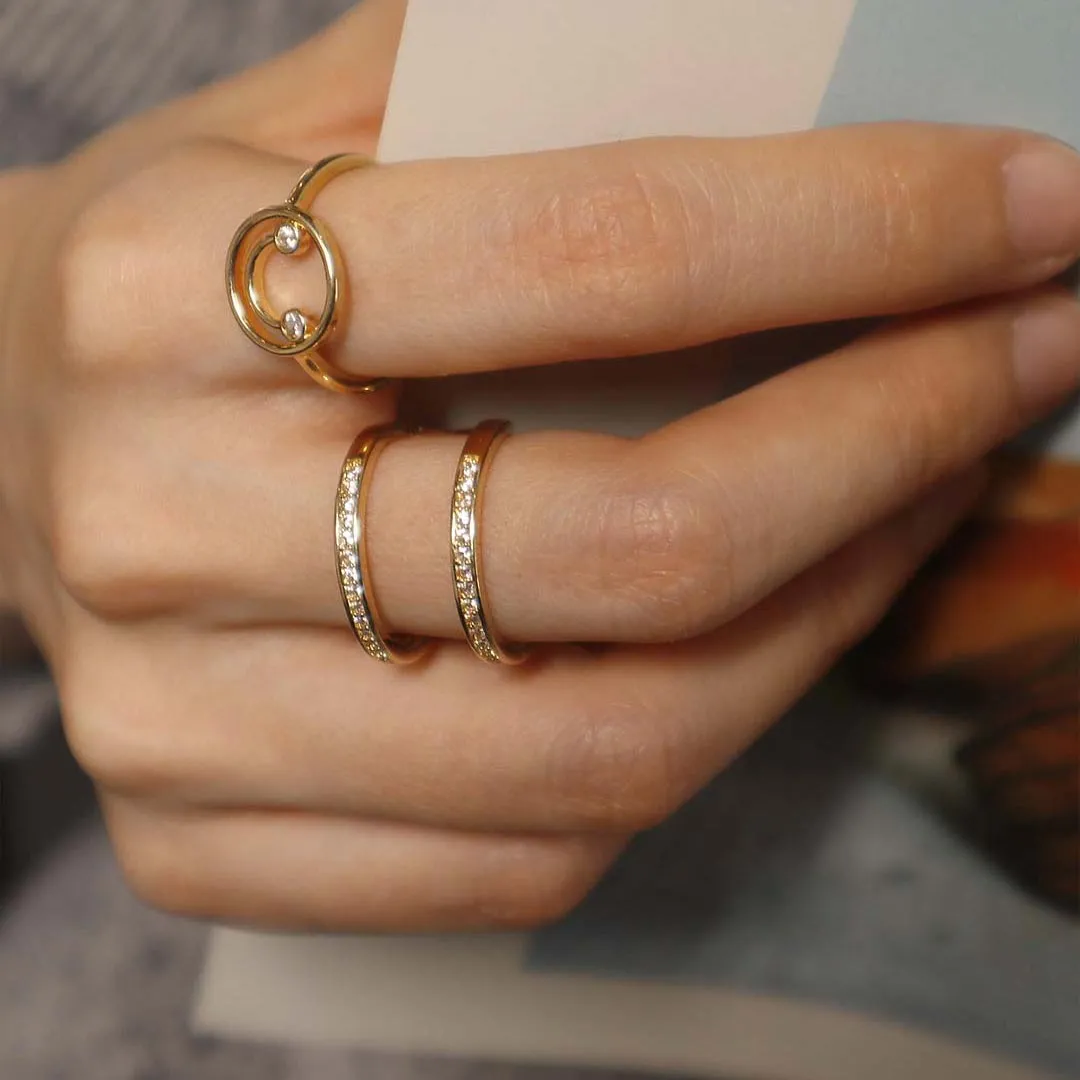 Smiley Diamond Ring sold by Selenichast product image thumbnail 2