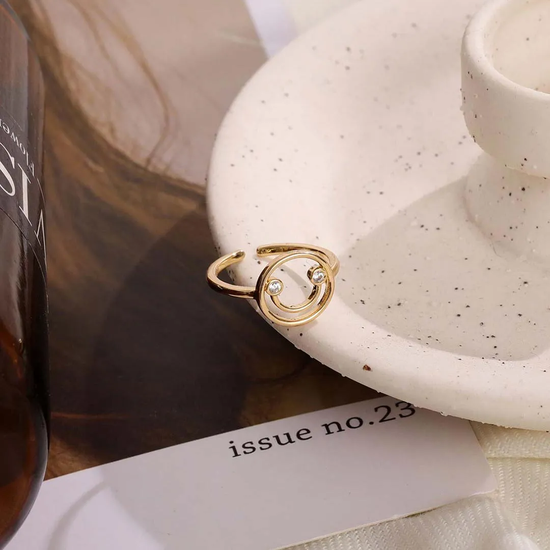 Smiley Diamond Ring sold by Selenichast product image thumbnail 3
