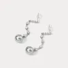 Pearl Diamond Drop Earrings sold by Selenichast