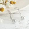 Pearl Diamond Drop Earrings sold by Selenichast
