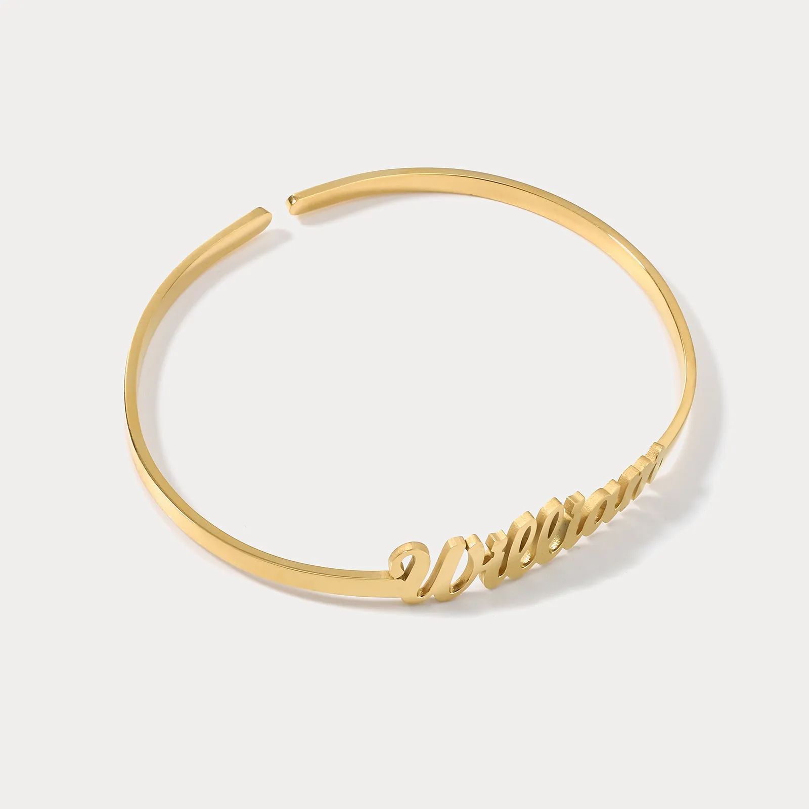 Custom Name Cuff Bracelet sold by Selenichast product image thumbnail 3