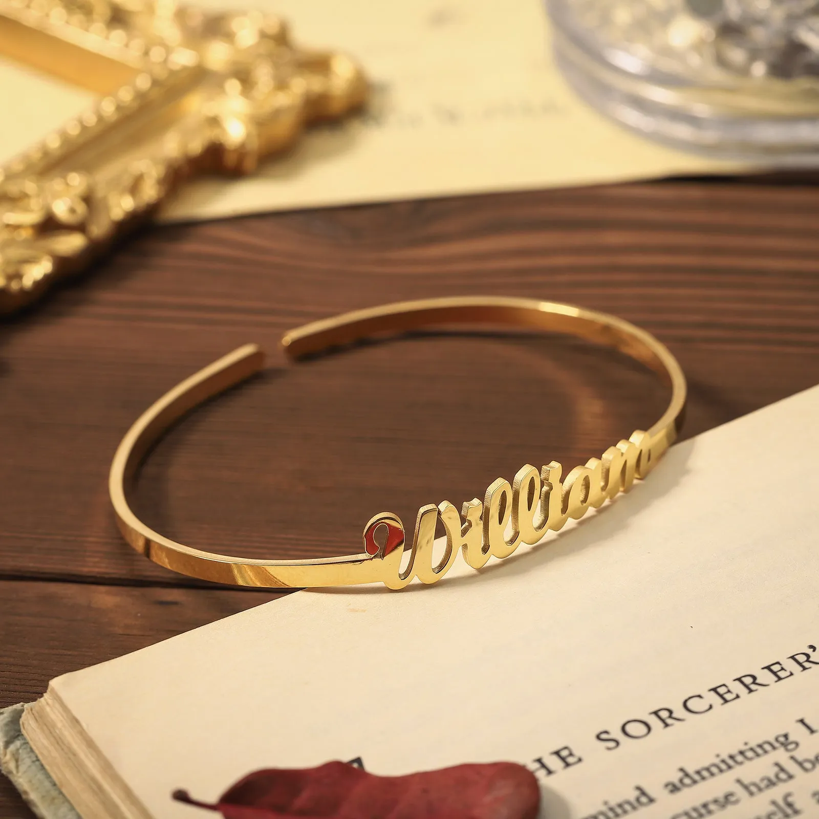 Custom Name Cuff Bracelet sold by Selenichast product image thumbnail 2