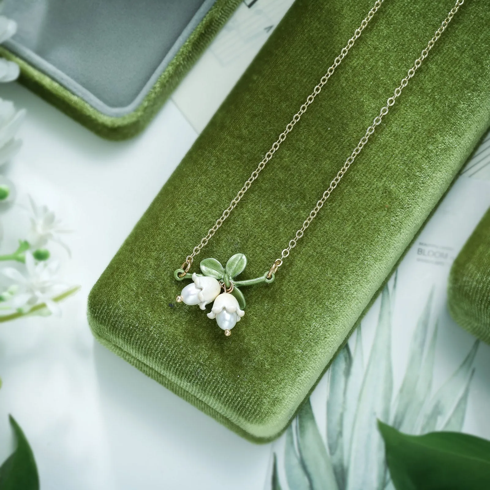 Lily Of The Valley Necklace sold by Selenichast product image thumbnail 5