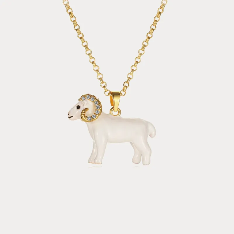 Goat Necklace sold by Selenichast