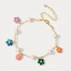 Colorful Flowers Pearl Bracelet sold by Selenichast