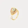Flower Oil Painting Ring sold by Selenichast