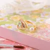 Flower Oil Painting Ring sold by Selenichast