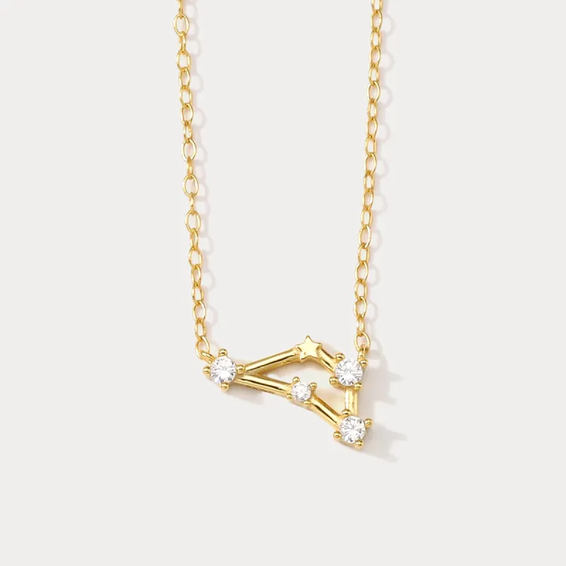 Constellation Silver Necklace - Capricorn sold by Selenichast