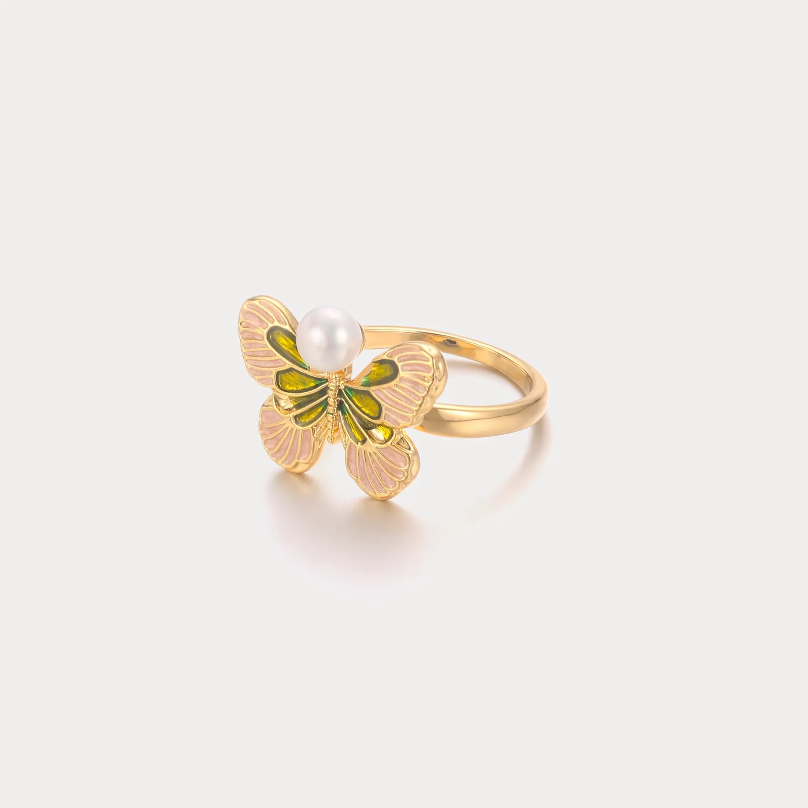 Butterfly Enamel Ring sold by Selenichast product image thumbnail 4