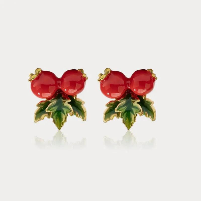 Cranberry Earrings sold by Selenichast