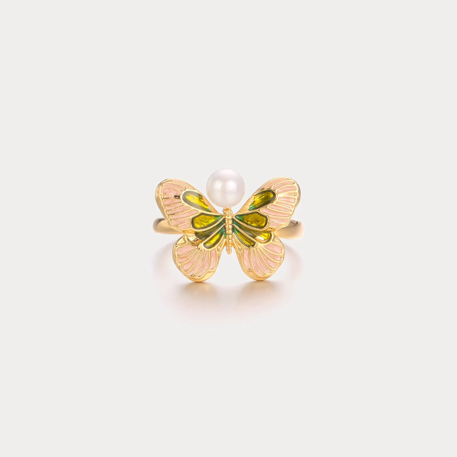 Butterfly Enamel Ring sold by Selenichast product image thumbnail 5