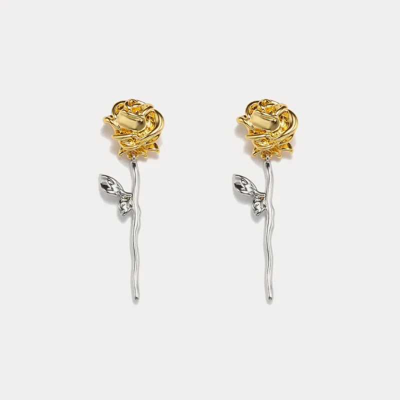 Rose Earrings sold by Selenichast