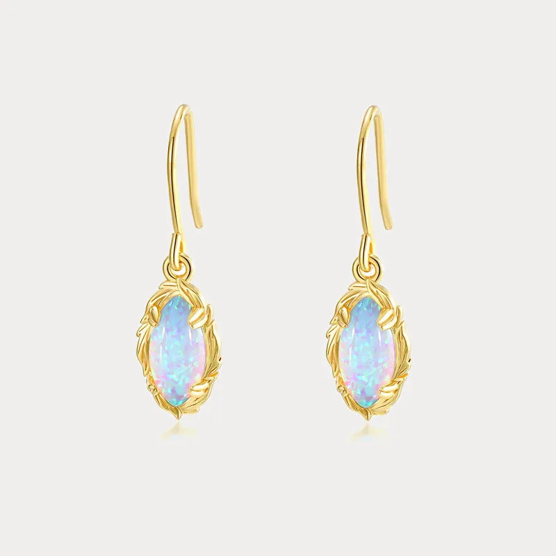Opal Dangle Earrings sold by Selenichast