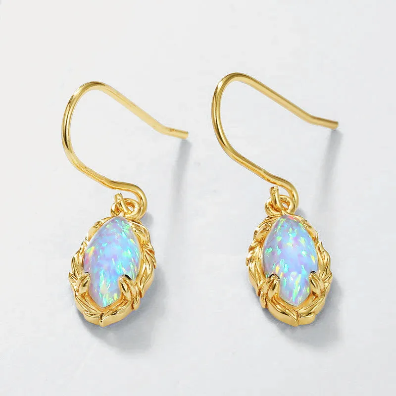 Opal Dangle Earrings sold by Selenichast product image thumbnail 2