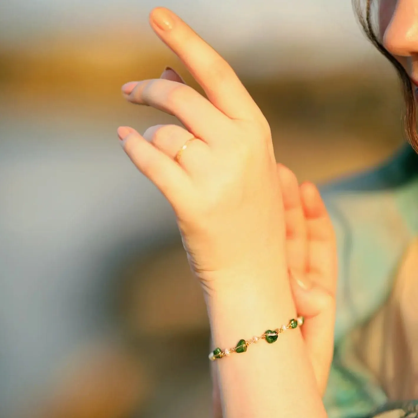 Healing Crystal Station Beaded Bracelet sold by Selenichast product image thumbnail 4