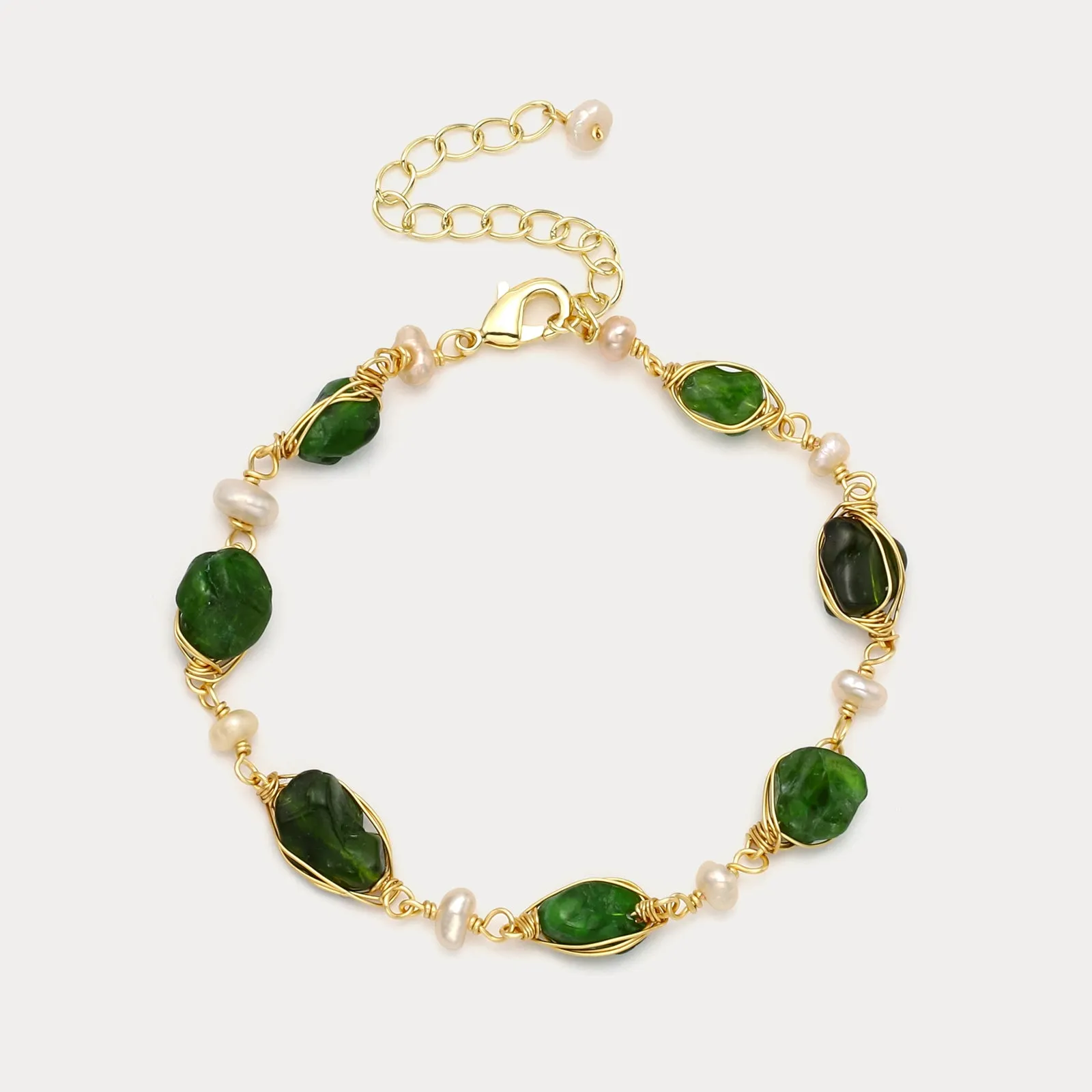 Healing Crystal Station Beaded Bracelet sold by Selenichast