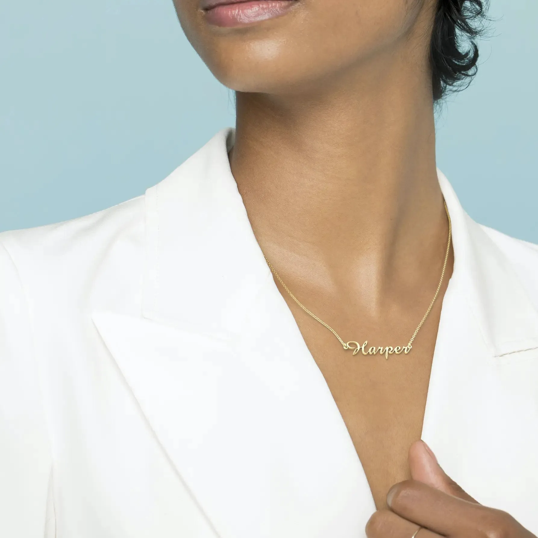 Quill Name Necklace sold by Selenichast product image thumbnail 3