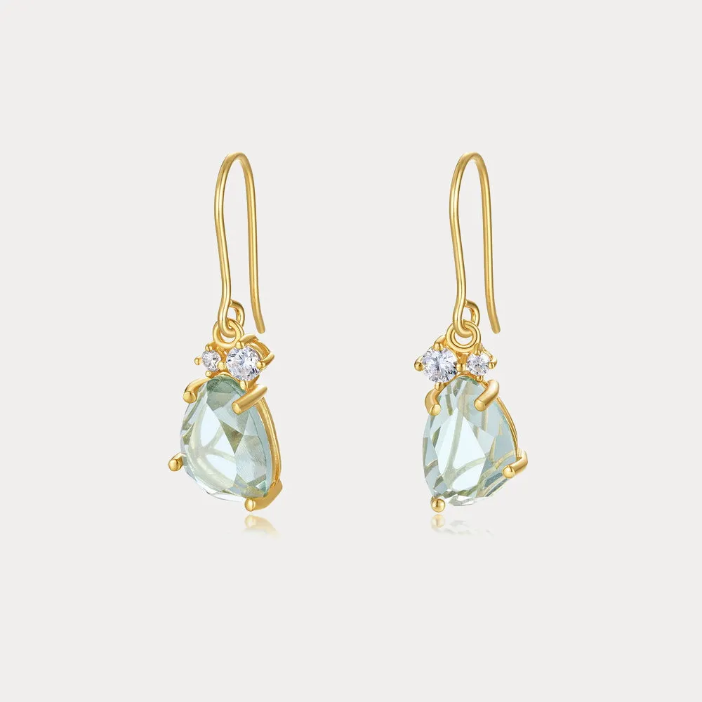 Aquamarine Earrings sold by Selenichast
