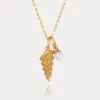 Gold Conch Seashell Necklace sold by Selenichast