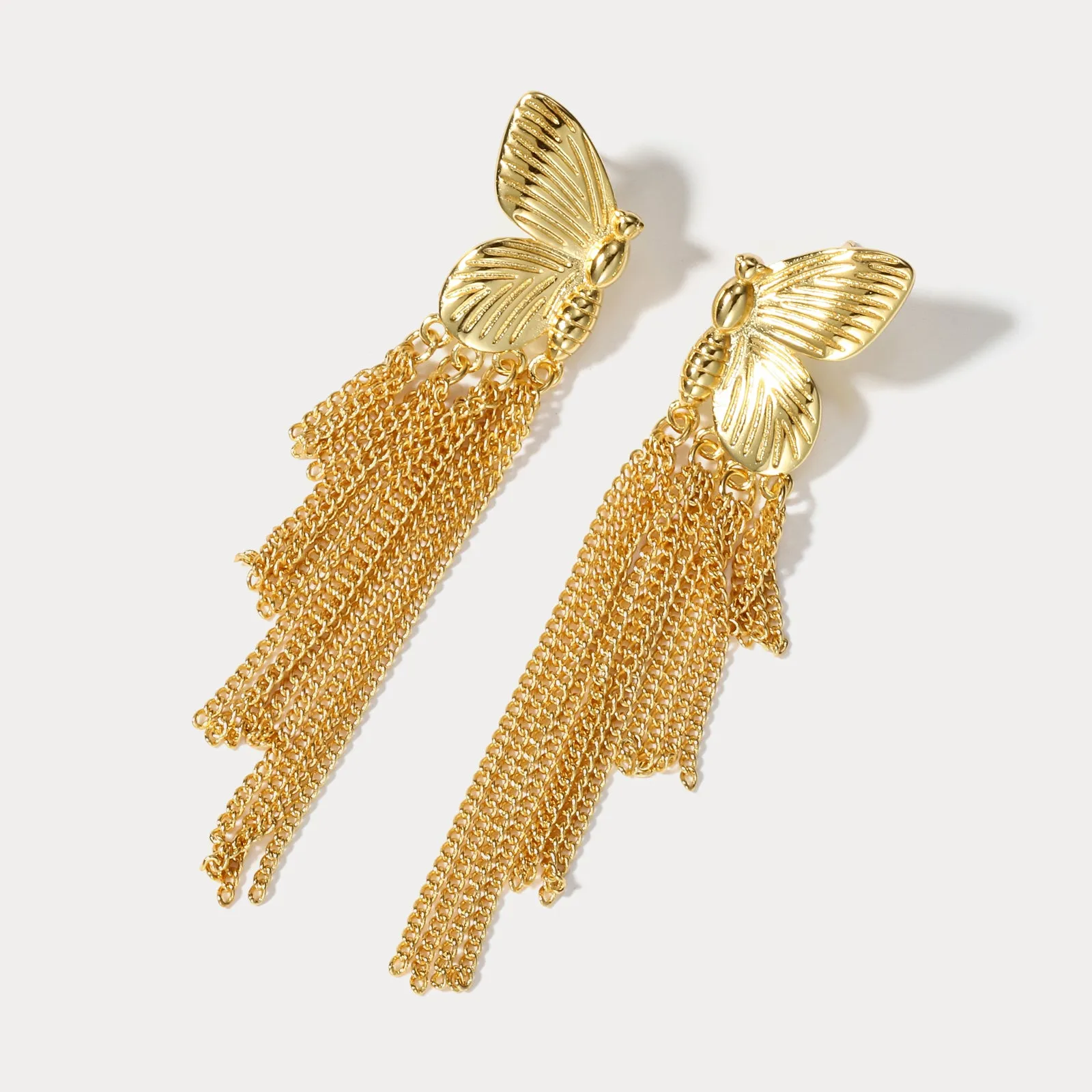 Butterfly Tassel Earrings sold by Selenichast product image thumbnail 5