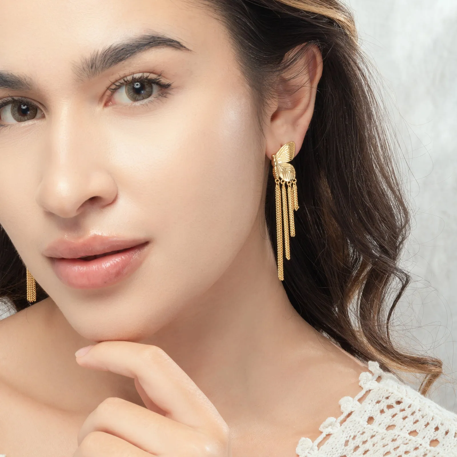 Butterfly Tassel Earrings sold by Selenichast product image thumbnail 4