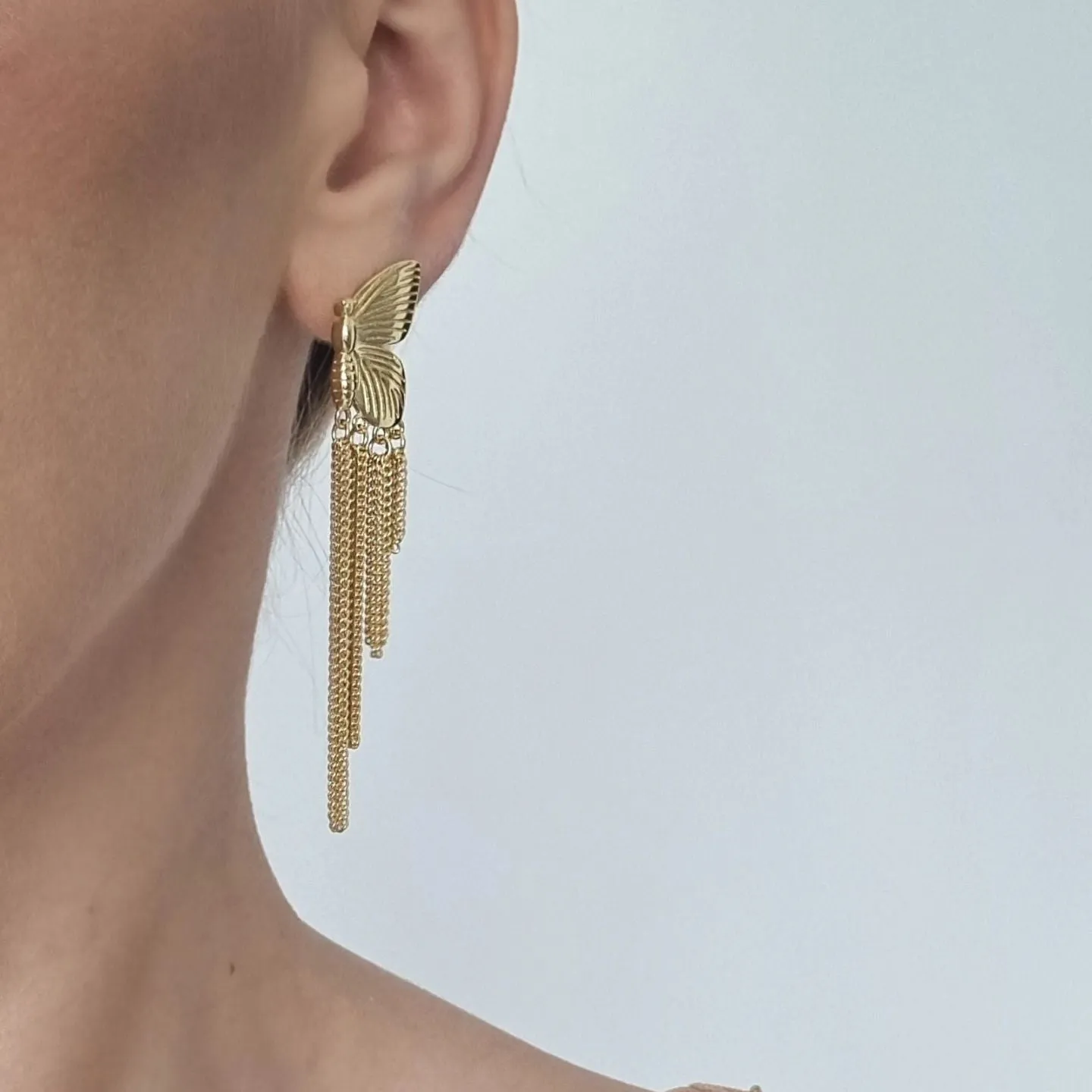 Butterfly Tassel Earrings sold by Selenichast product image thumbnail 3