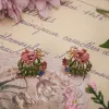 Tropical Flower Earrings sold by Selenichast