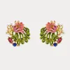 Tropical Flower Earrings sold by Selenichast