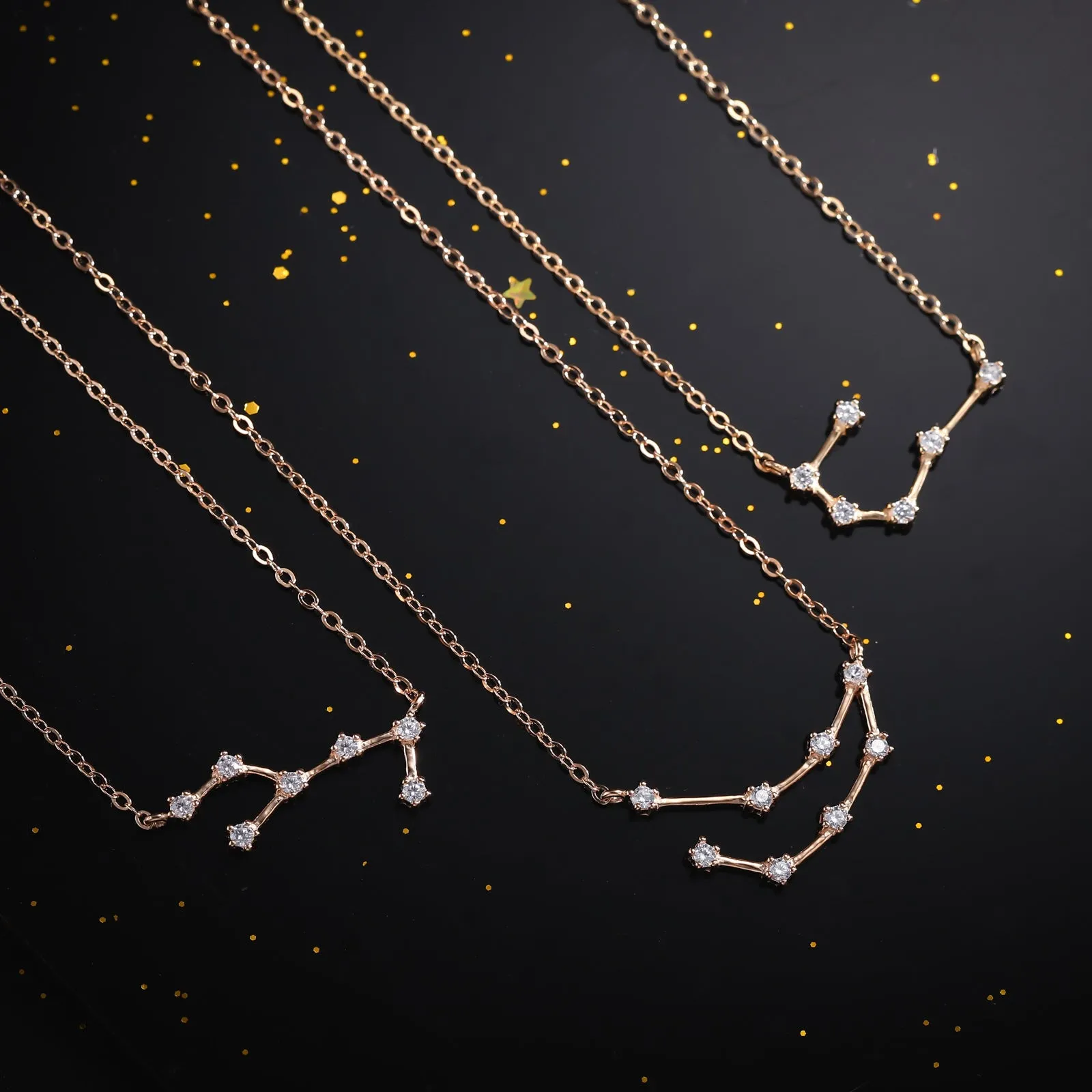 Rose Gold Constellation Necklace sold by Selenichast product image thumbnail 3