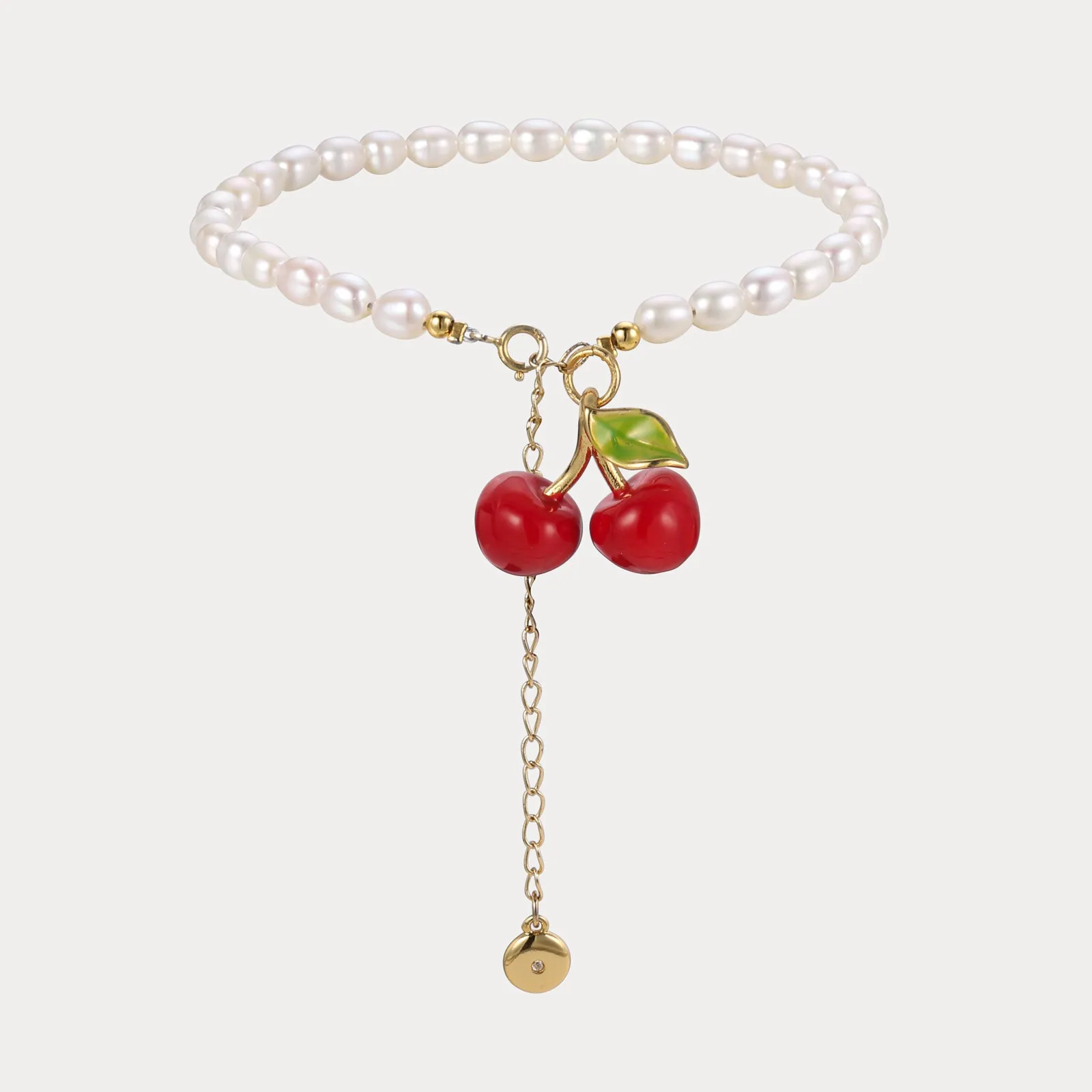 Cherry Pearl Anklet sold by Selenichast product image thumbnail 5