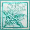Lily Of The Valley Silk Square Scarf sold by Selenichast