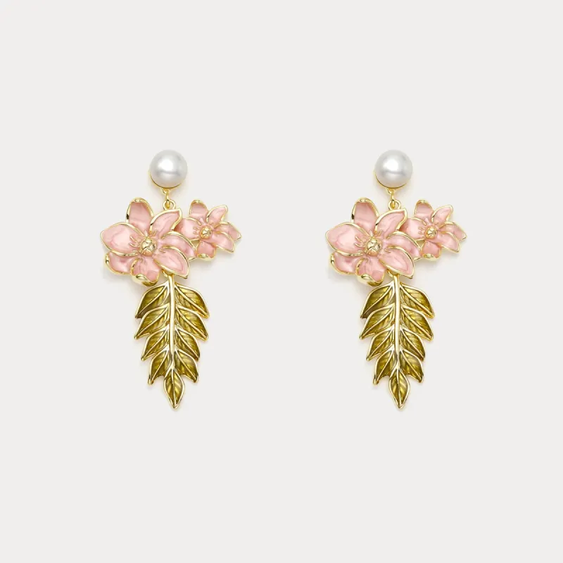 Sakura Leaf Earrings sold by Selenichast